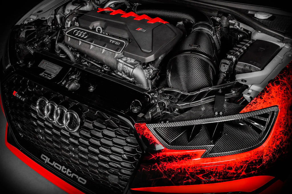 Повітрозабірник в фару для впускної системи AUDI 8V RS3 STAGE 3 (карбон) - Eventuri Ukraine