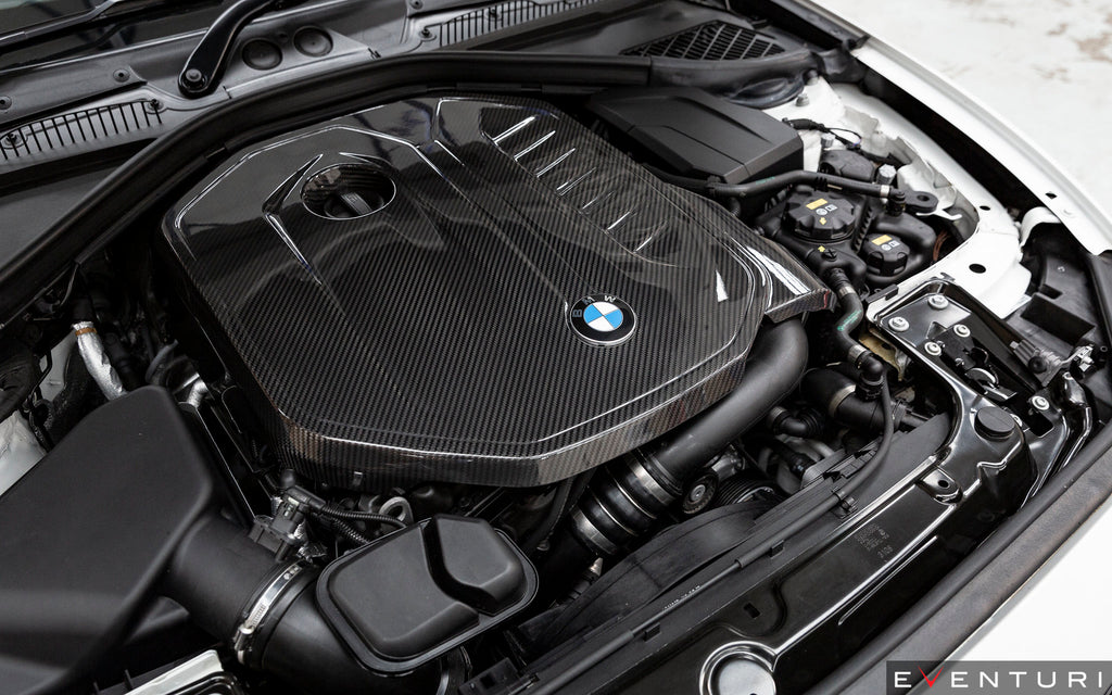 Кришка двигуна BMW B58, B58F, F22, F30, F32, F36, M240I, M340I - Eventuri Ukraine