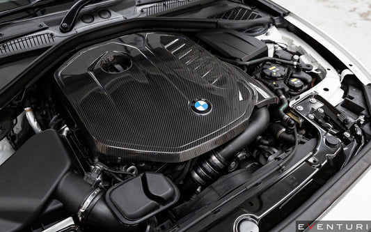 Кришка двигуна BMW B58, B58F, F22, F30, F32, F36, M240I, M340I - Eventuri Ukraine