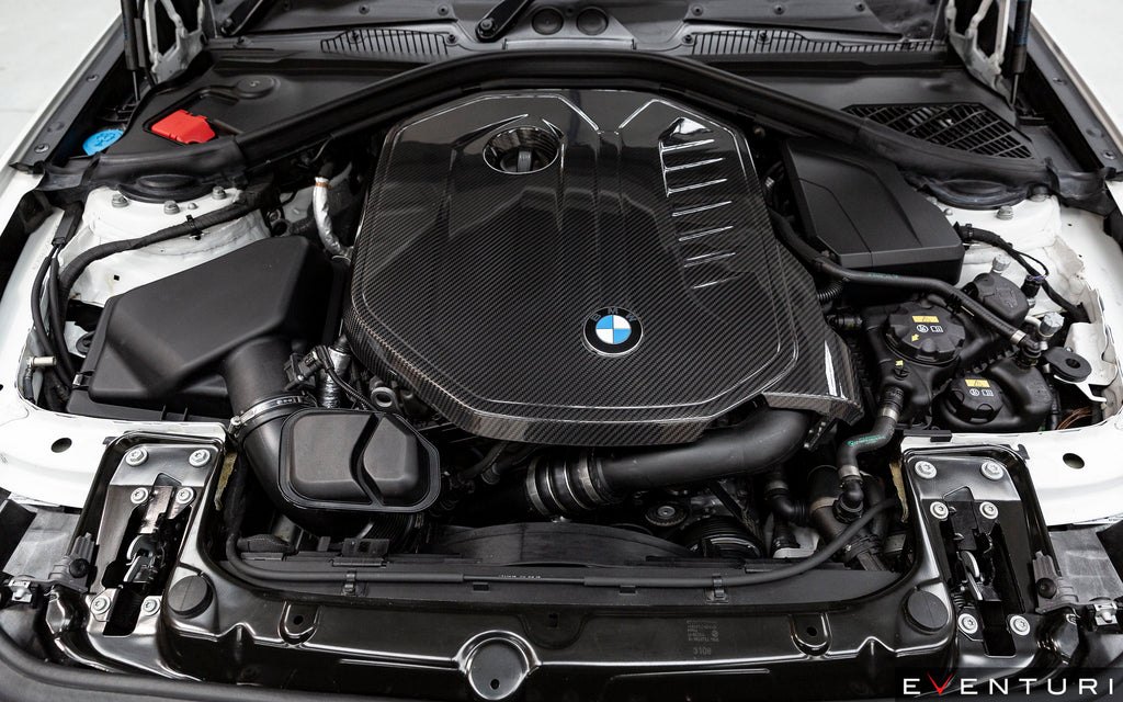 Кришка двигуна BMW B58, B58F, F22, F30, F32, F36, M240I, M340I - Eventuri Ukraine